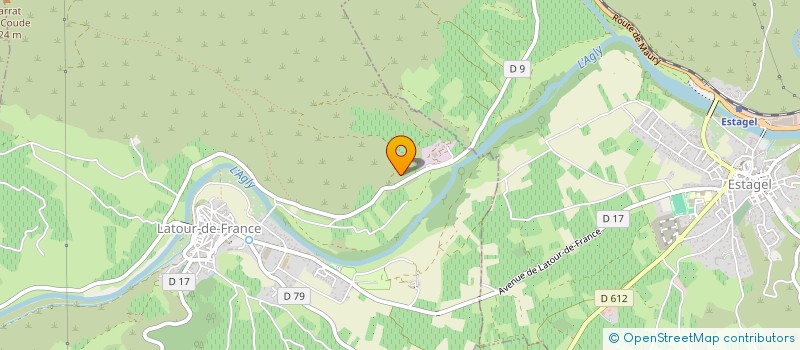 localisation de l'entreprise SCI ROUBIALS  LATOUR-DE-FRANCE