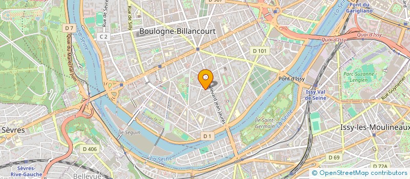localisation de l'entreprise SCI ROUBLIQUE à BOULOGNE-BILLANCOURT