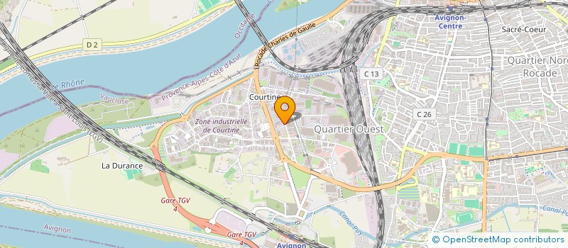 localisation de l'entreprise SCI ROUBY  AVIGNON