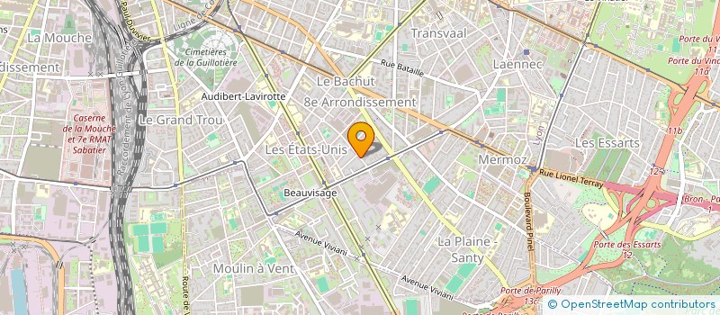 localisation de l'entreprise SCI ROUBY FC  LYON