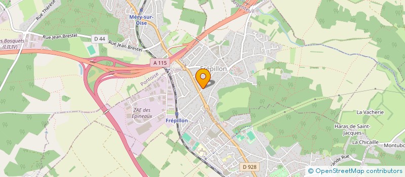 localisation de l'entreprise SCI ROUCENOU  FREPILLON