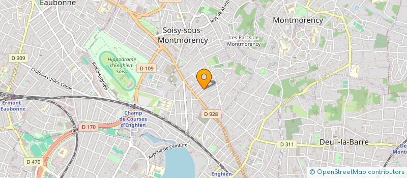 localisation de l'entreprise SCI ROUCHAR  SOISY-SOUS-MONTMORENCY