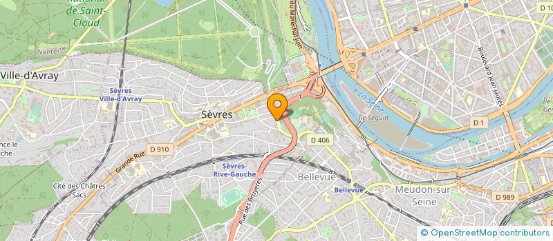 localisation de l'entreprise SCI ROUCHIER GERVAIS  SEVRES