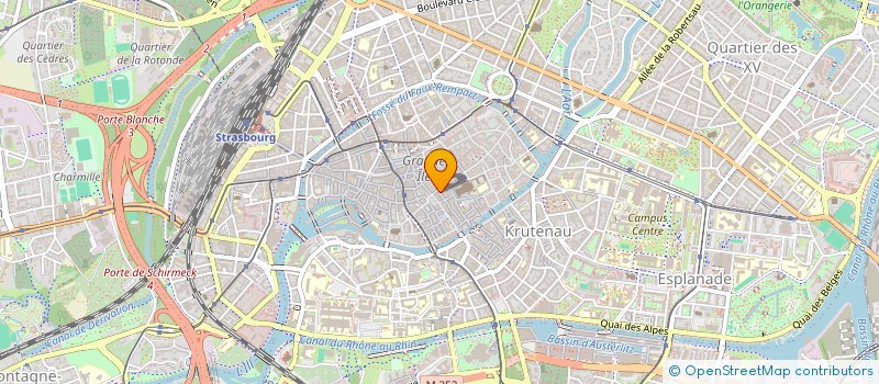 localisation de l'entreprise SCI ROUCKY  STRASBOURG