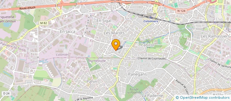 localisation de l'entreprise SCI ROUCOL à COLOMIERS