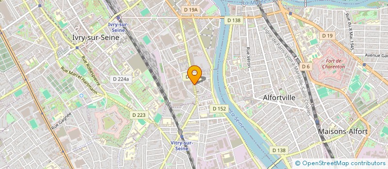 localisation de l'entreprise SCI ROUCOUS  VITRY-SUR-SEINE