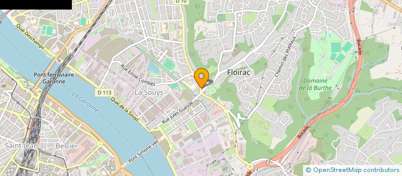 localisation de l'entreprise SCI ROUDERGUES  FLOIRAC