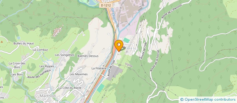 localisation de l'entreprise SCI ROUDET IMMOBILIER  UGINE