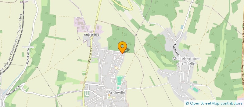 localisation de l'entreprise SCI ROUDIER  ANDEVILLE