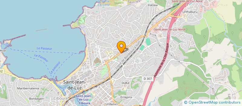 localisation de l'entreprise SCI ROUDIERETCHEA  SAINT-JEAN-DE-LUZ