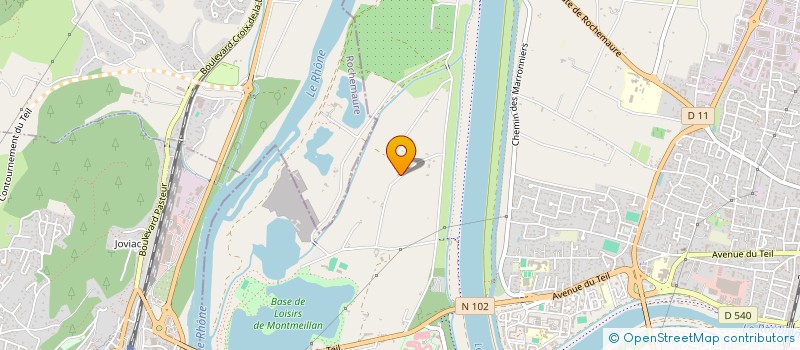 localisation de l'entreprise SCI ROUDOU  MONTELIMAR