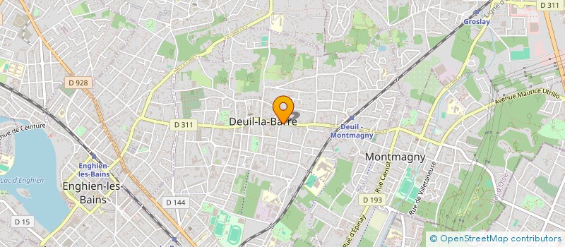 localisation de l'entreprise SCI ROUDSAR  DEUIL-LA-BARRE