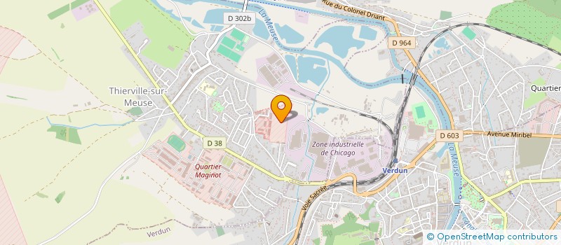 localisation de l'entreprise SCI ROUEN 28 à THIERVILLE-SUR-MEUSE