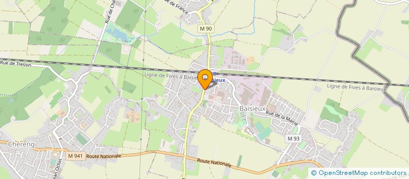 localisation de l'entreprise SCI ROUEN  BAISIEUX