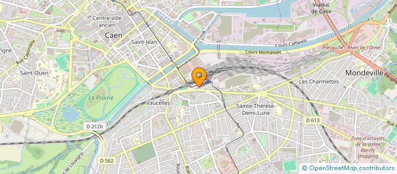 localisation de l'entreprise SCI ROUEN EXPRESS  CAEN