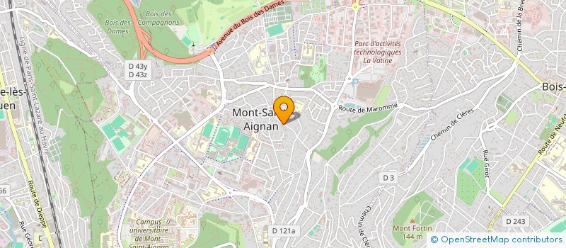 localisation de l'entreprise SCI ROUEN RACINE  MONT-SAINT-AIGNAN