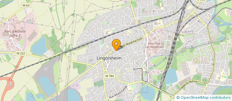 localisation de l'entreprise SCI ROUERS  LINGOLSHEIM