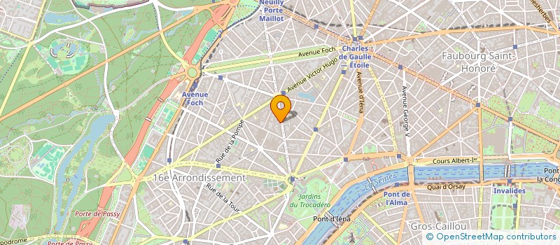 localisation de l'entreprise SCI ROUFF ROGGWILLER RAYMOND POINCARE  PARIS