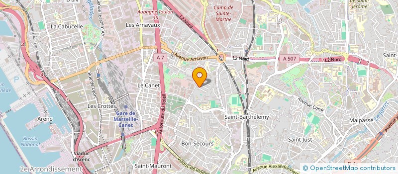 localisation de l'entreprise SCI ROUFFE à MARSEILLE
