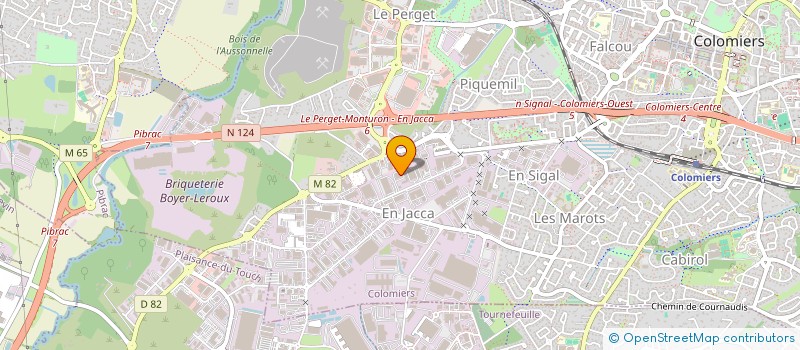 localisation de l'entreprise SCI ROUFFIAC LAC à COLOMIERS