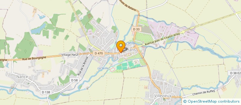 localisation de l'entreprise SCI ROUFFIAC ROUSSEL  BLETTERANS