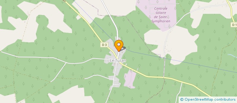 localisation de l'entreprise SCI ROUFFIGNAC  LE TUZAN