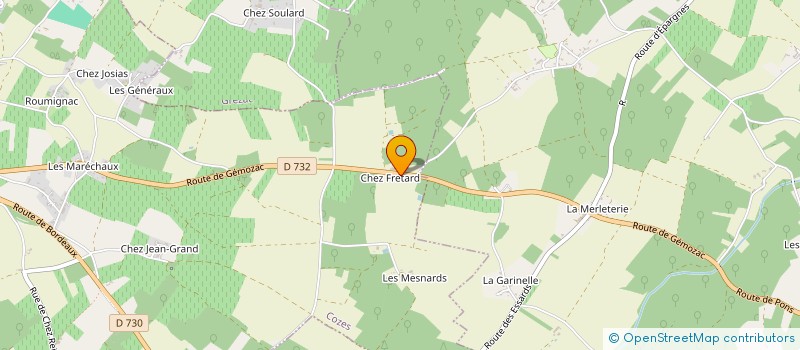 localisation de l'entreprise SCI ROUFFMANN  MONTAGNAC