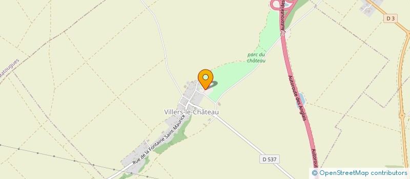 localisation de l'entreprise SCI ROUGAY  VILLERS-LE-CHATEAU