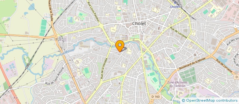 localisation de l'entreprise SCI ROUGE à CHOLET
