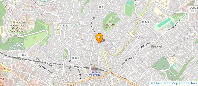 localisation de l'entreprise SCI ROUGE COQ à ROUEN