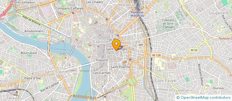 localisation de l'entreprise SCI ROUGE - COTTET à TOULOUSE
