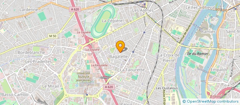 localisation de l'entreprise SCI ROUGE GRENADINE à TOULOUSE