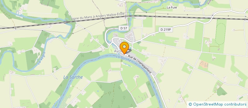 localisation de l'entreprise SCI ROUGEBLINIL  AVOISE