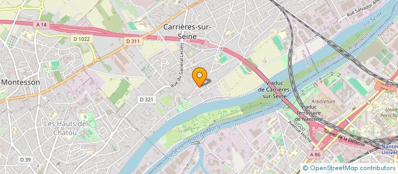 localisation de l'entreprise SCI ROUGER COUTELLIER  CARRIERES-SUR-SEINE