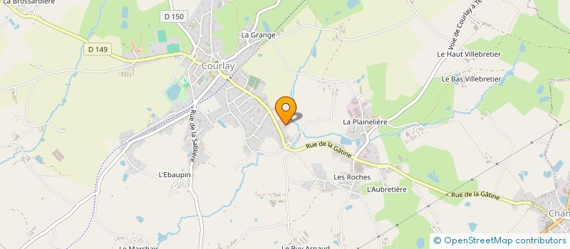 localisation de l'entreprise SCI ROUGER ET NIVAULT  COURLAY