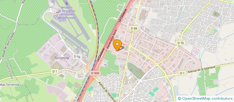 localisation de l'entreprise SCI ROUGER NICEPHORE à PERPIGNAN