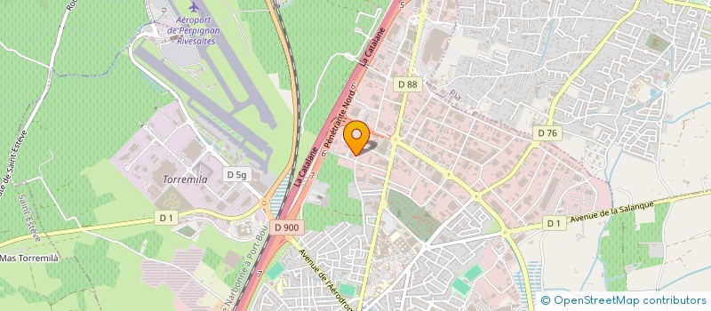localisation de l'entreprise SCI ROUGER POLYGONE ROUSSILLON  PERPIGNAN