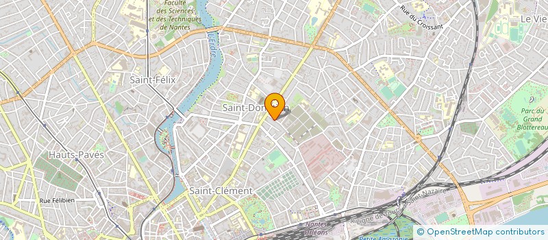 localisation de l'entreprise SCI ROUGES GORGES  NANTES