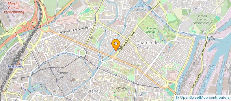 localisation de l'entreprise SCI ROUGET 8A à STRASBOURG