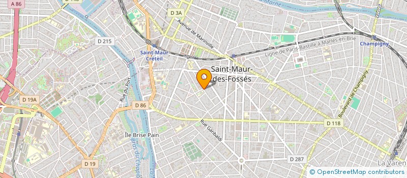 localisation de l'entreprise SCI ROUGET DE L ISLE  SAINT-MAUR-DES-FOSSES