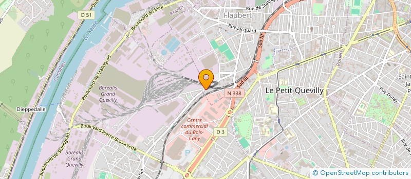 localisation de l'entreprise SCI ROUGET DE L'ISLE à LE PETIT-QUEVILLY