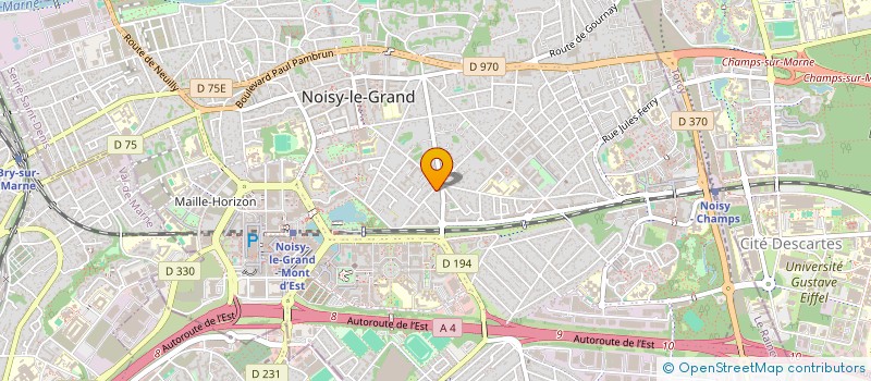 localisation de l'entreprise SCI ROUGET DE L ISLE à NOISY-LE-GRAND