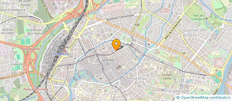 localisation de l'entreprise SCI ROUGET DE L ISLE  STRASBOURG