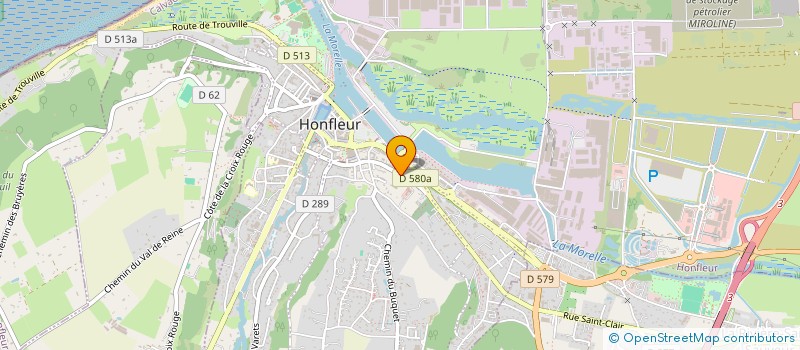 localisation de l'entreprise SCI ROUHET à HONFLEUR