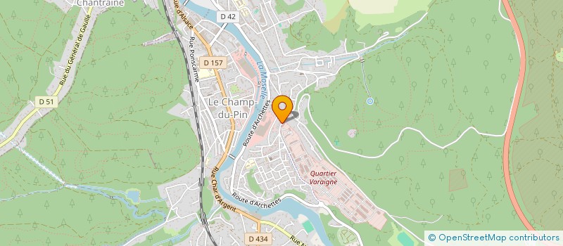 localisation de l'entreprise SCI ROUIC à EPINAL