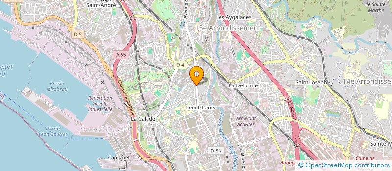 localisation de l'entreprise SCI ROUL SAINT LOUIS à MARSEILLE