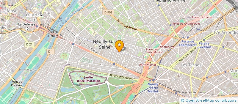 localisation de l'entreprise SCI ROULE 91 à NEUILLY-SUR-SEINE