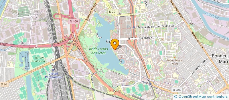 localisation de l'entreprise SCI ROULE PRESSE à CRETEIL