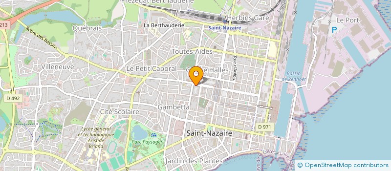 localisation de l'entreprise SCI ROULETTE  SAINT-NAZAIRE