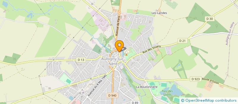 localisation de l'entreprise SCI ROULHAC DE CAMBOURNAC  AUBIGNY-SUR-NERE